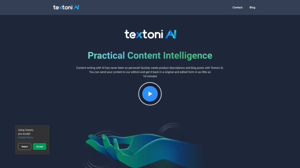 Textoni.AI: AI Tool for Fast, Personalized Content