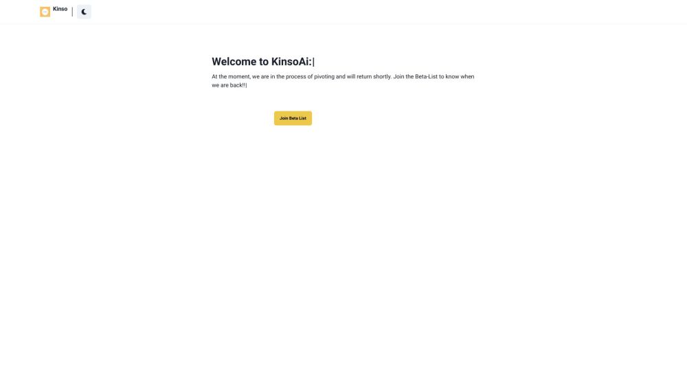 Kinso: AI Tool for Personalized Shopping