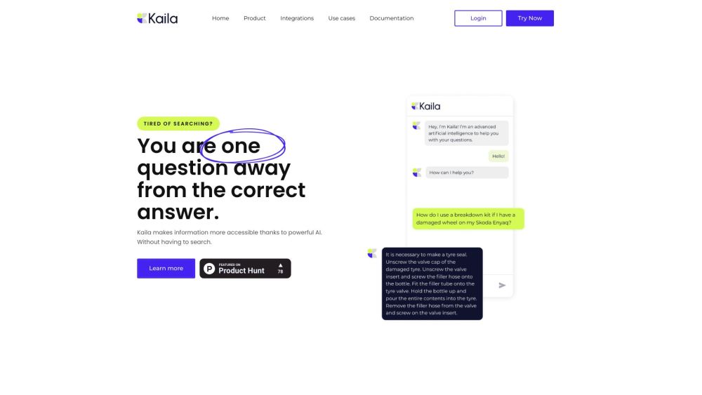 Kaila.ai: Advanced AI Tool for Instant Answers