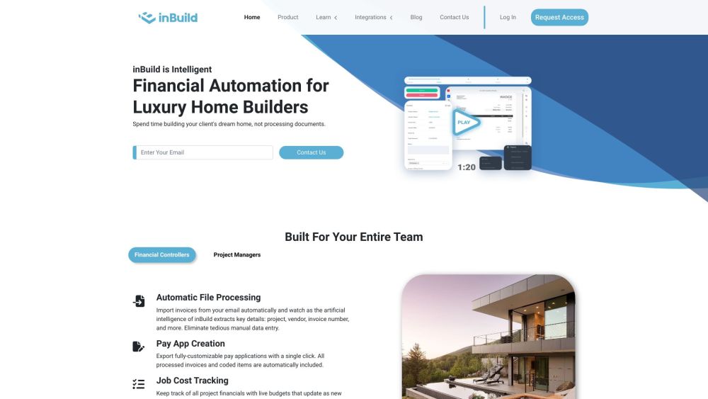 inBuild: AI Tool for Construction Accounts Payable