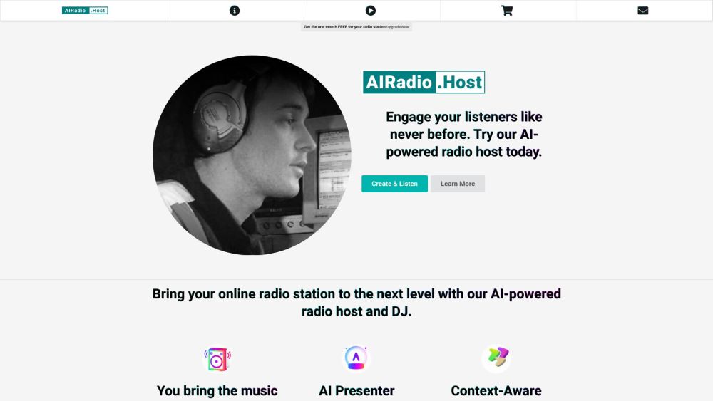 AIRadio.Host: AI Tool for Engaging Radio Streaming