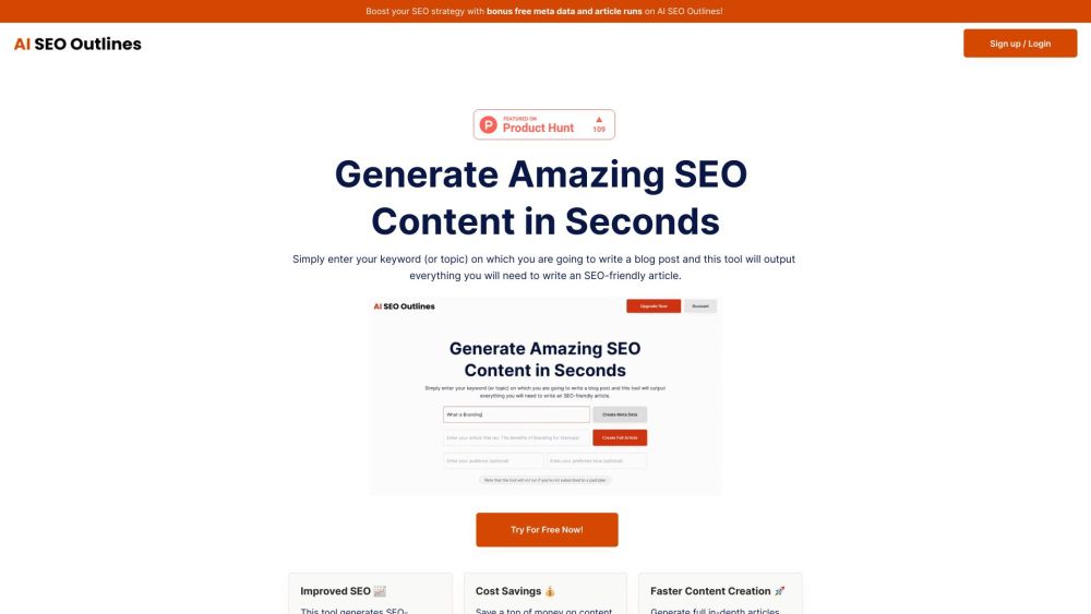 SEO Content Generator: AI Tool for Product Name