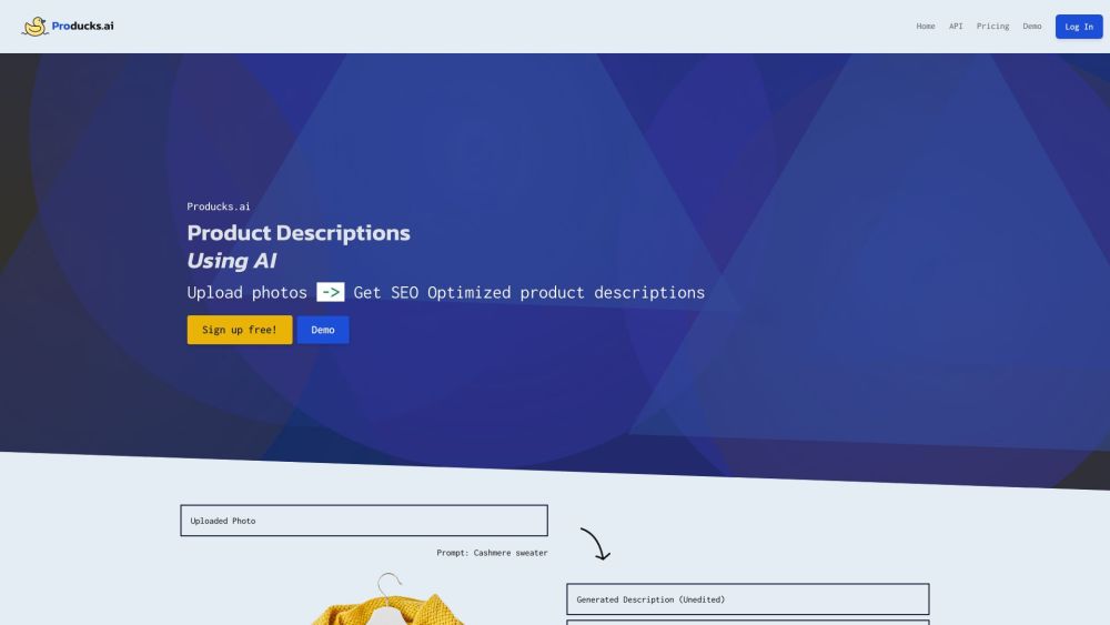 Producks.ai: AI Tool for Optimized Product Descriptions