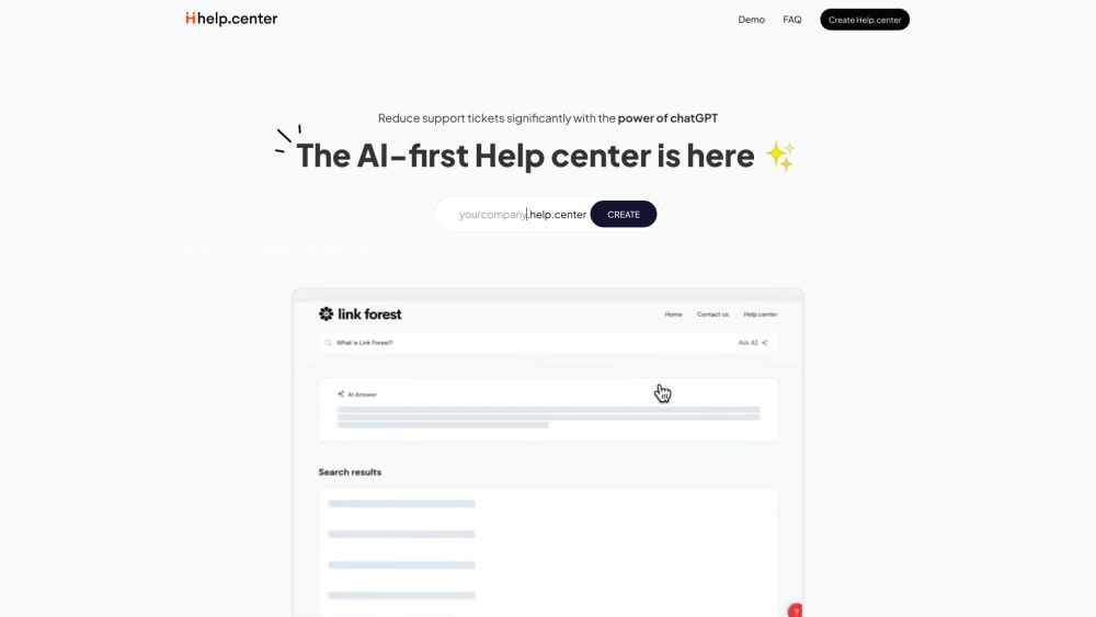 Help.center: AI Tool for Instant Support