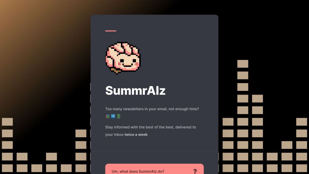 SummrAIz: AI Tool for Newsletter Summaries