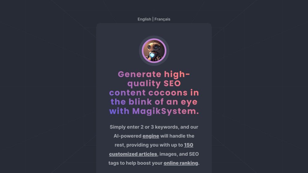 MagikSystem: AI Tool for SEO Content & Tags