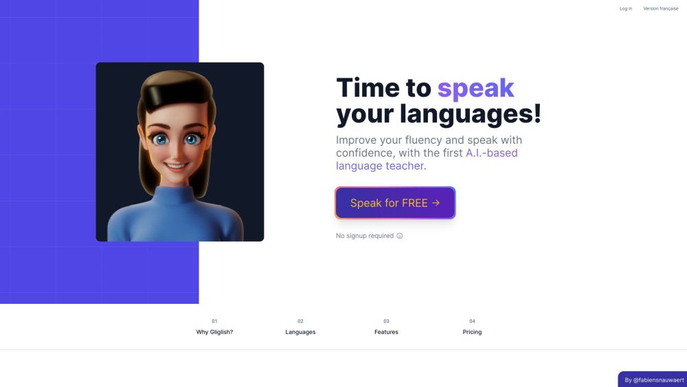 Gliglish: AI Teacher Enhances Fluency & Confidence