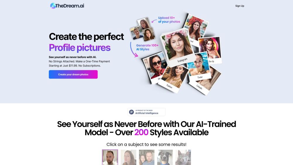 TheDream.ai: AI Tool for Perfect Profile Picture