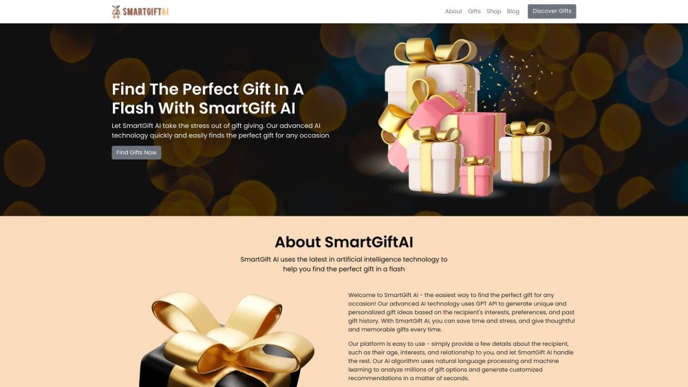 Smart Gift AI: AI Tool for Personalized Gifts