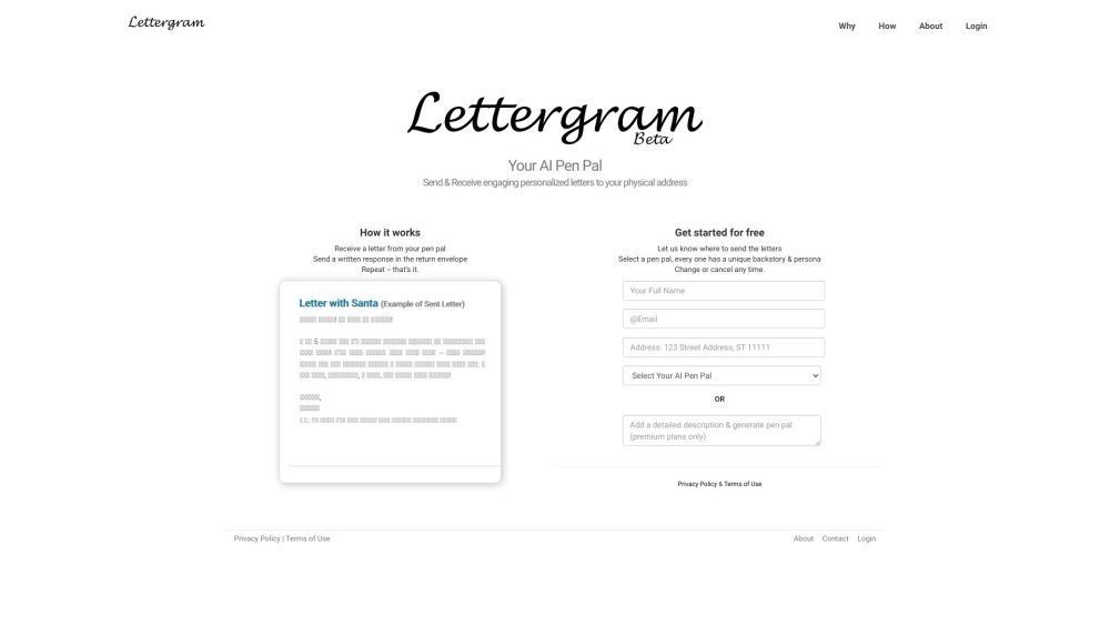 Lettergram: Discover the AI Tool for Nostalgic Pen Pal Experience