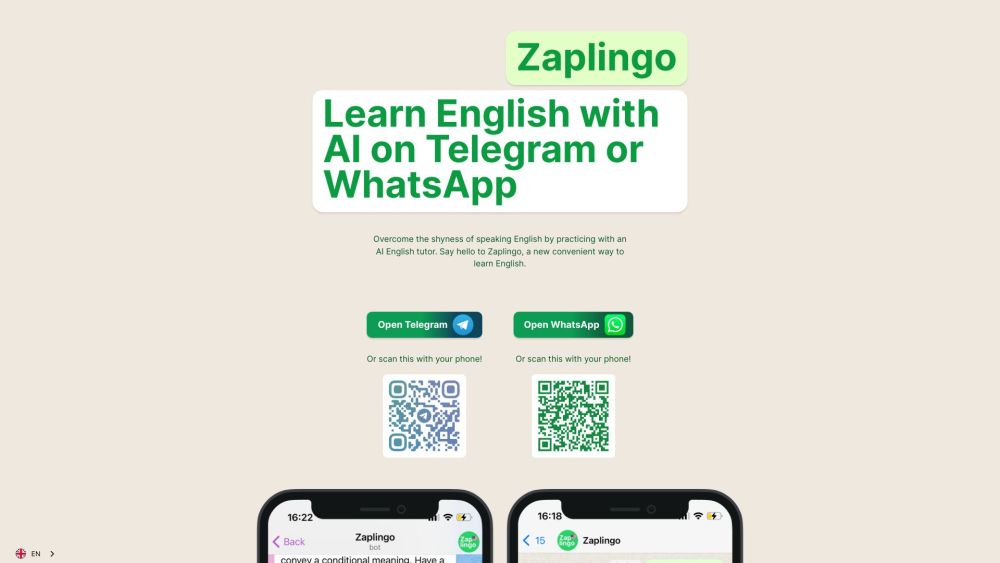 Zaplingo: AI Tool for Confident English Speaking