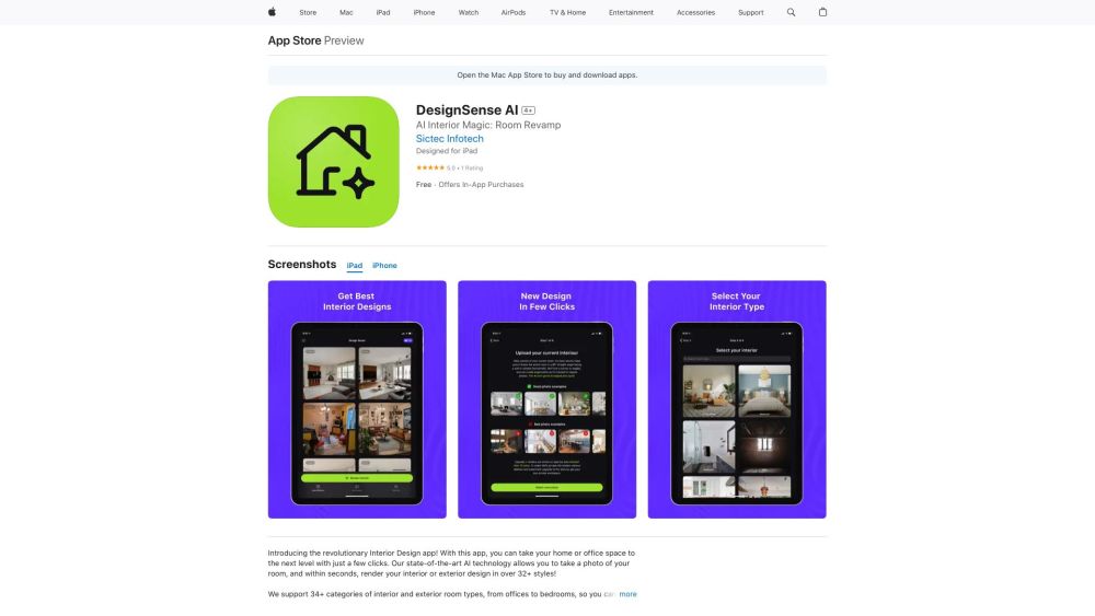 DesignSense AI: Interior Design App & Ai Tool