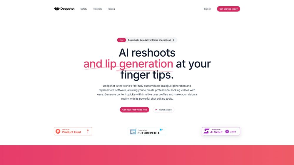 Deepshot: AI Tool for Customizable Dialogue Generation