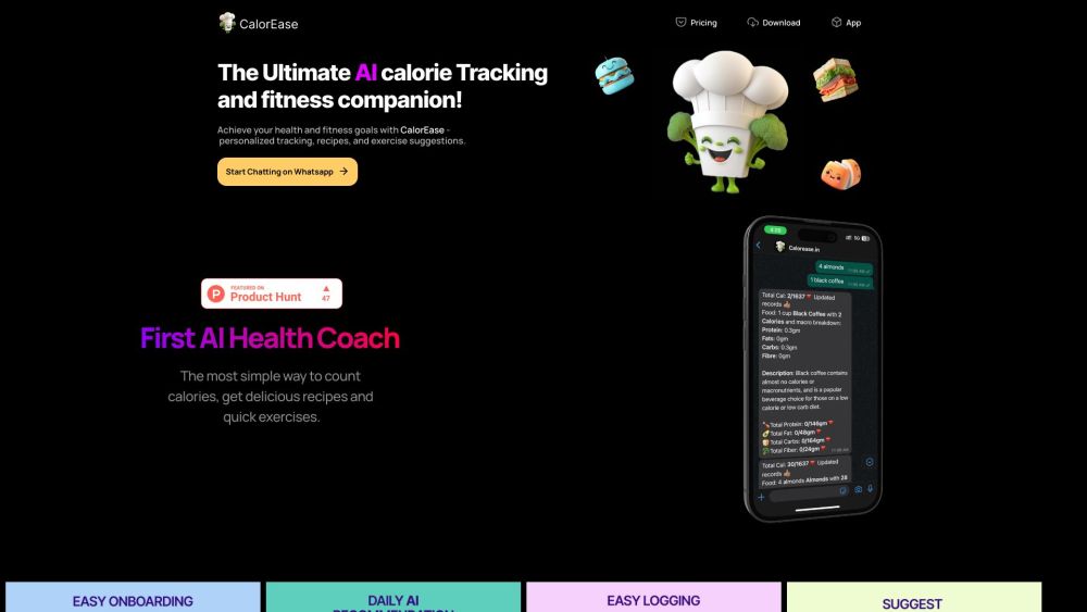 Calorease: AI Tool for Calorie Tracking & Fitness Goals