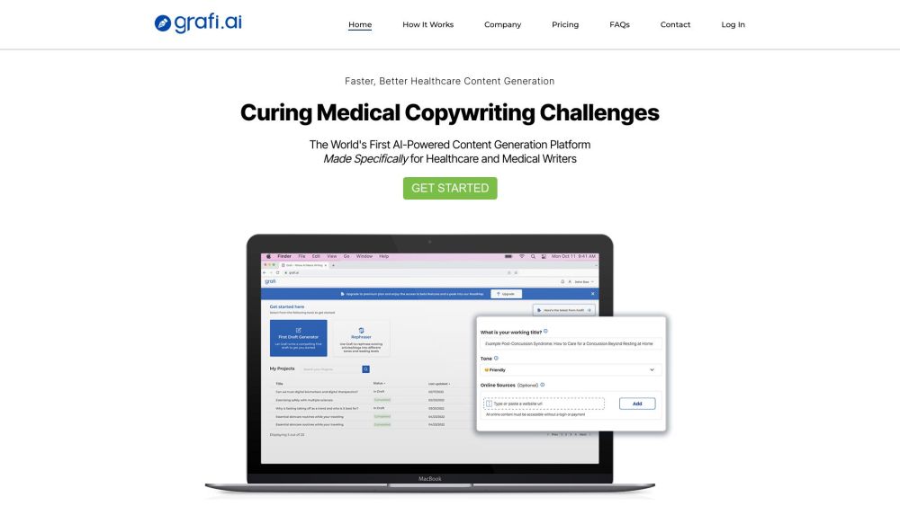 Grafi AI: Healthcare AI Tool for Cited Medical Content