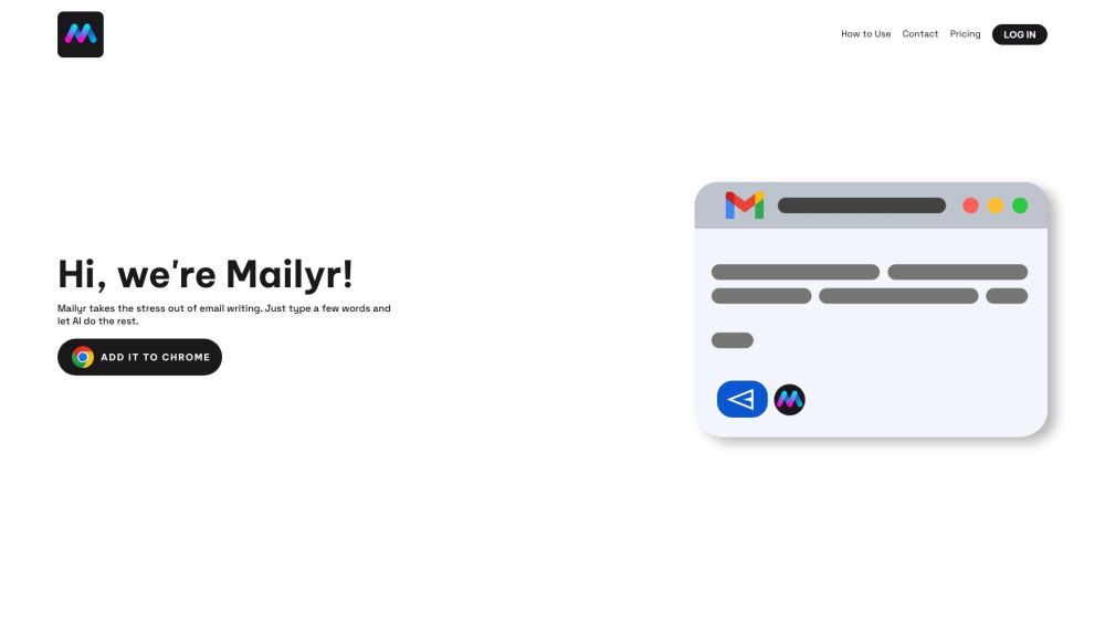 Mailyr: AI Tool for Effortless Email Writing