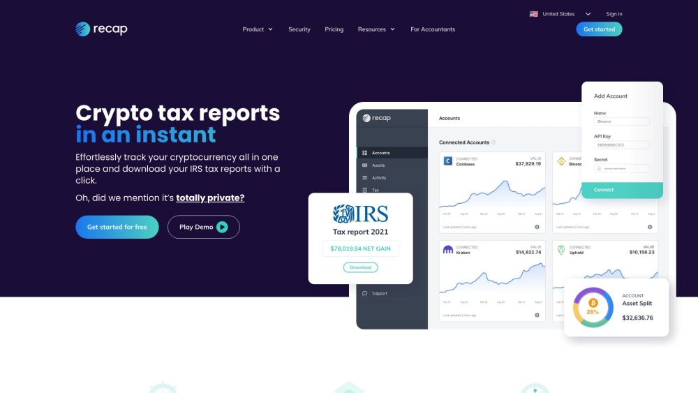 Recap: AI Tool for Crypto Tax & Portfolio Tracking