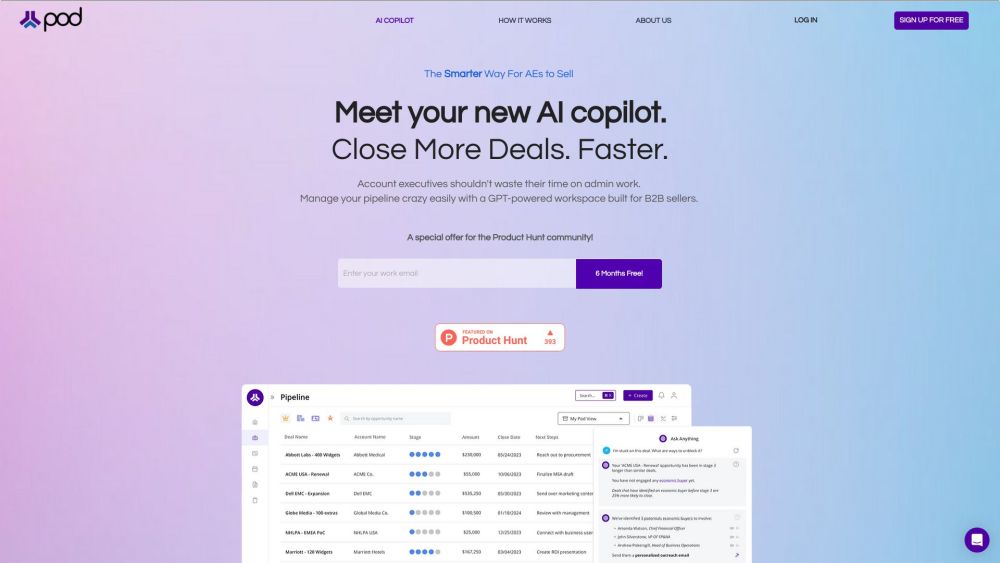 Pod - The AI Copilot for B2B Sellers: AI Tool
