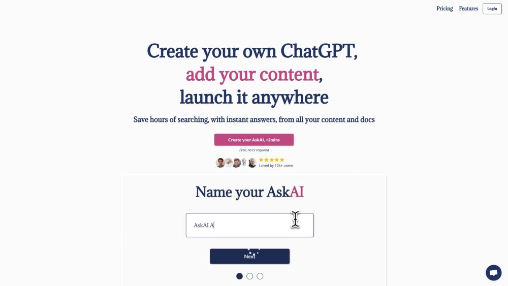 My AskAI: Product Name ai tool for Sites