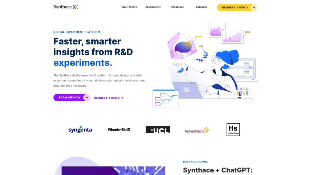 Synthace: AI Tool for Life Science Experiments