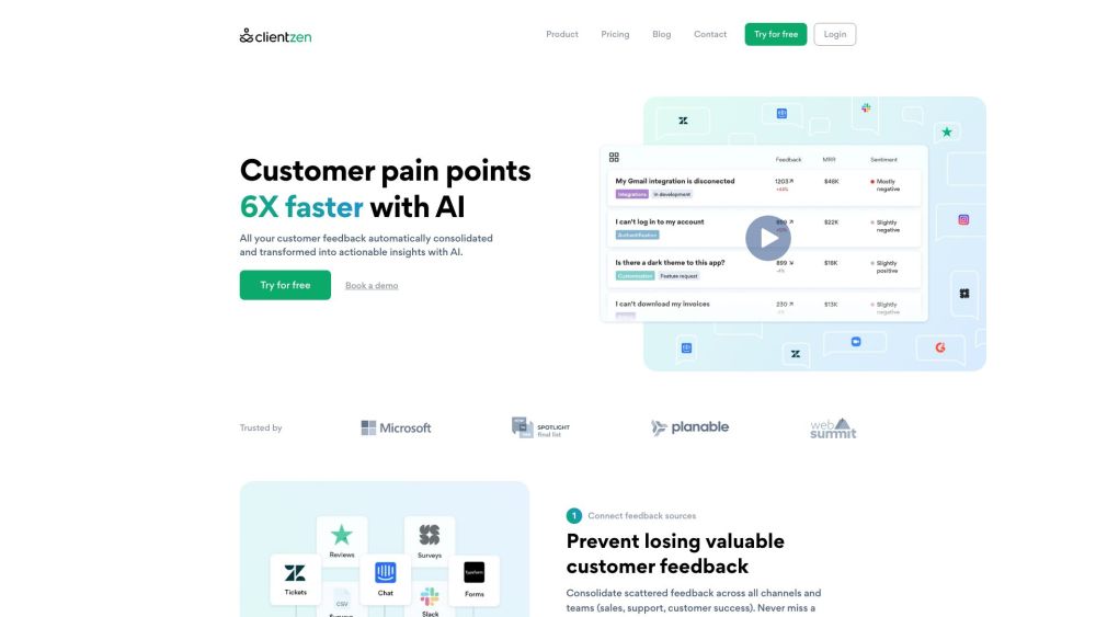 ClientZen: AI Tool for Analyzing Customer Feedback