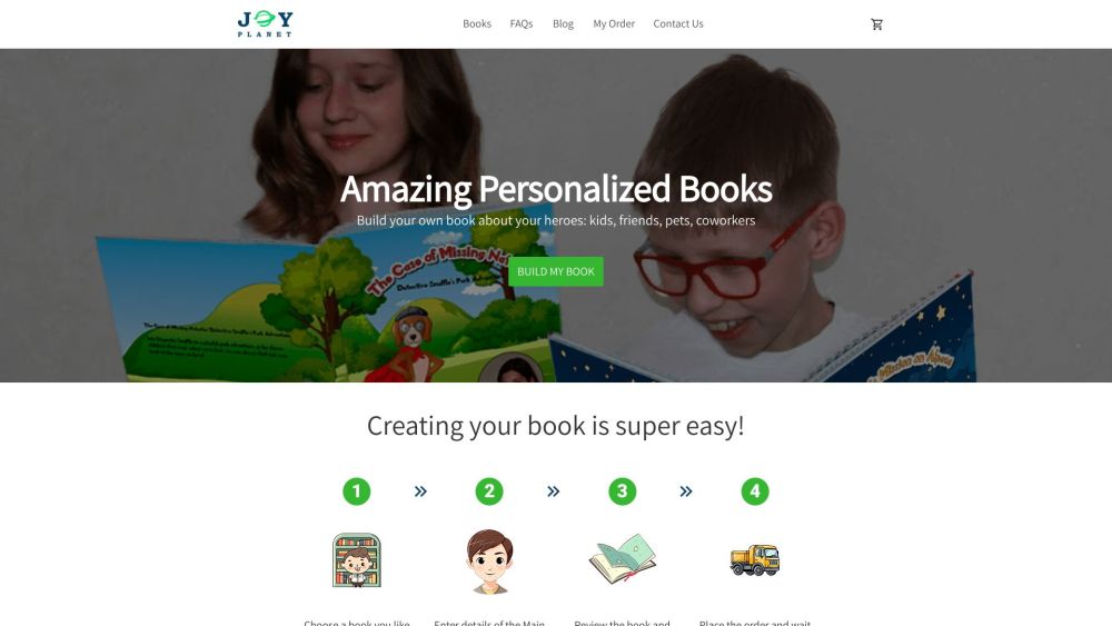 JoyPlanet Store: Personalized Books for All Ages