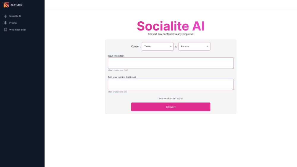 Socialite AI: Transform with AI Tool