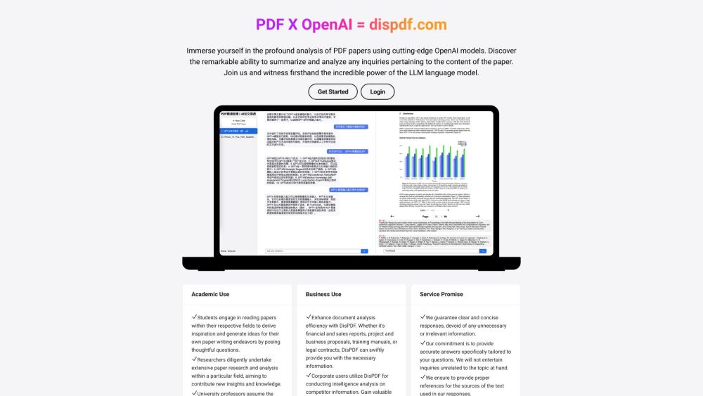 DisPDF: Collaborate on PDFs with AI Tool