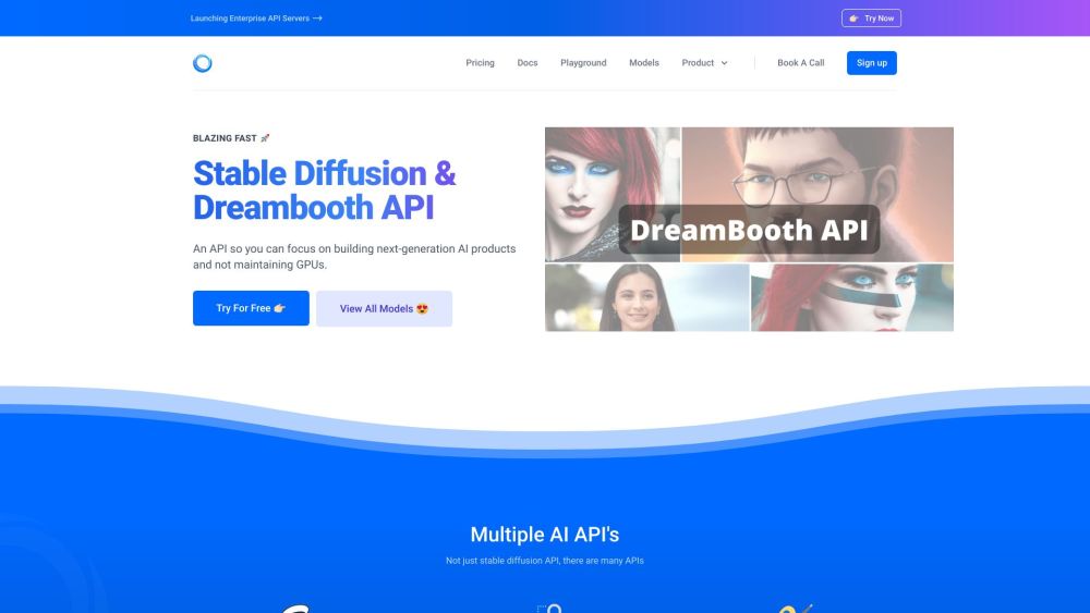 Stable Diffusion & Dreambooth API: AI Tool