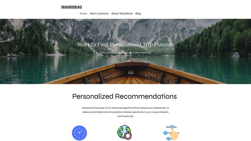 Wanderias: AI Tool for Personalized Travel Planning