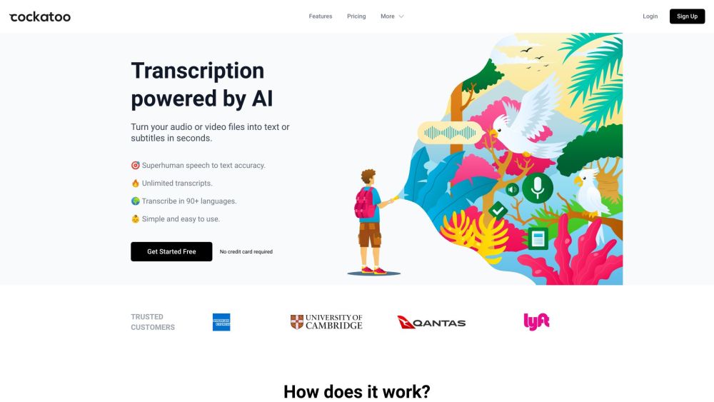 Cockatoo: AI Tool for Fast, Accurate Transcription