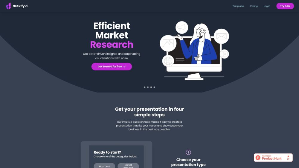 Deckify: AI Tool for Stunning Slides in Seconds