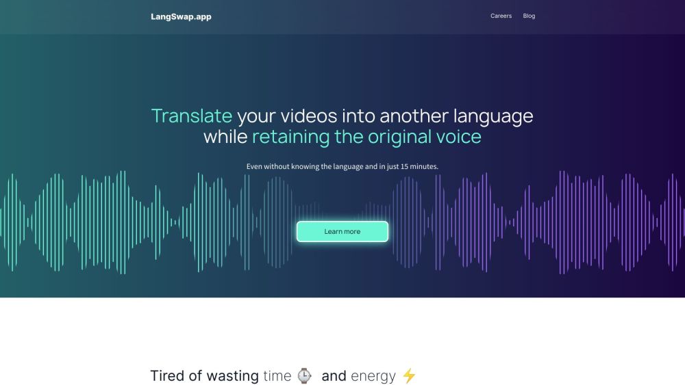 LangSwap: Video Translation Platform & AI Tool