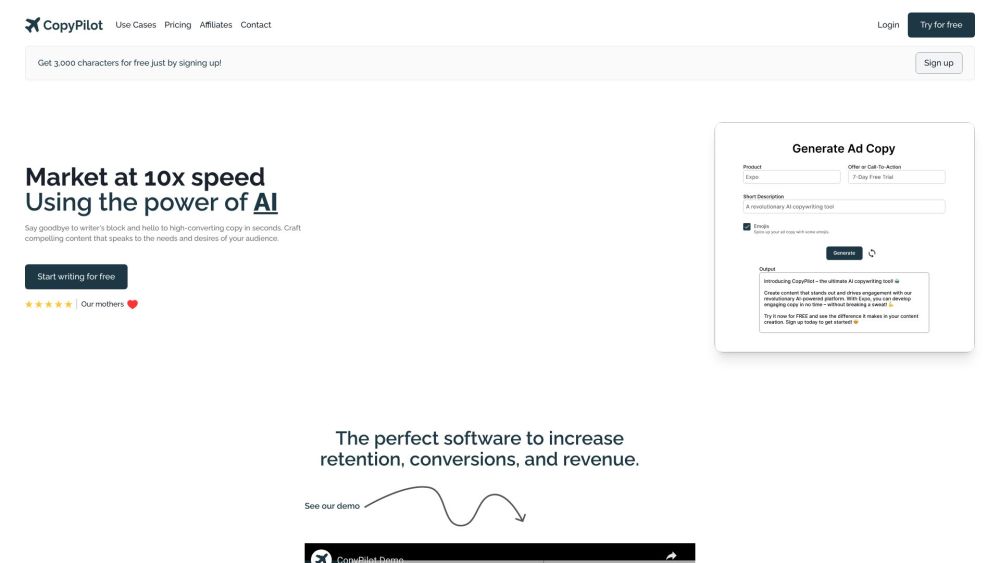 CopyPilot: AI Tool for High-Converting Copy