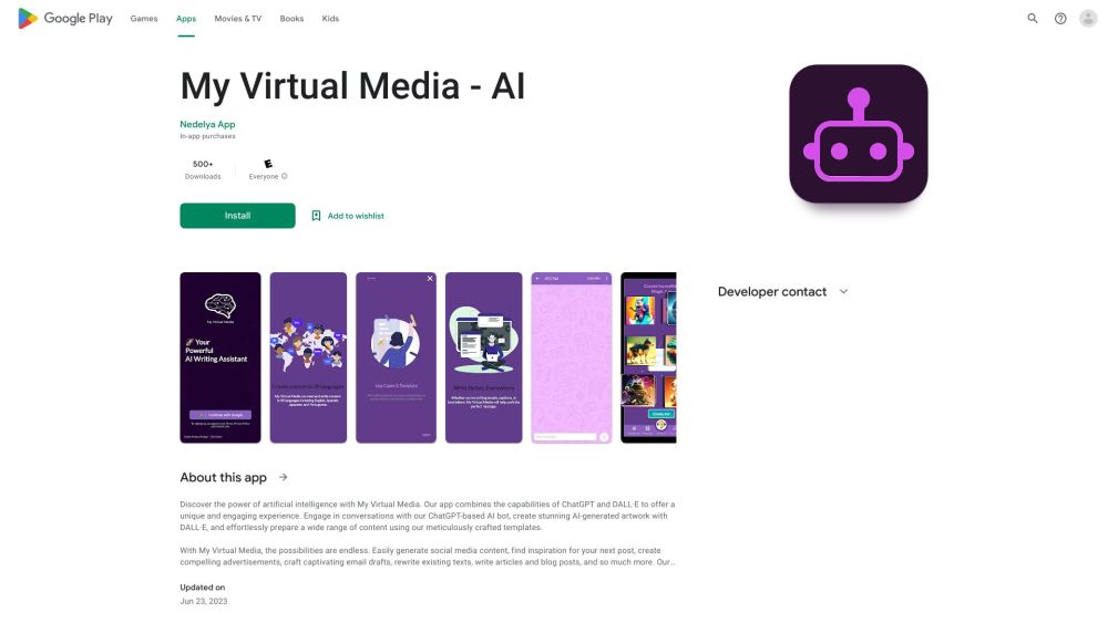 My Virtual Media: AI Tool, 100+ Templates