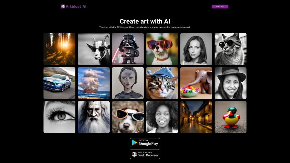 ArtBlast AI: Unique AI Tool for Stunning Art