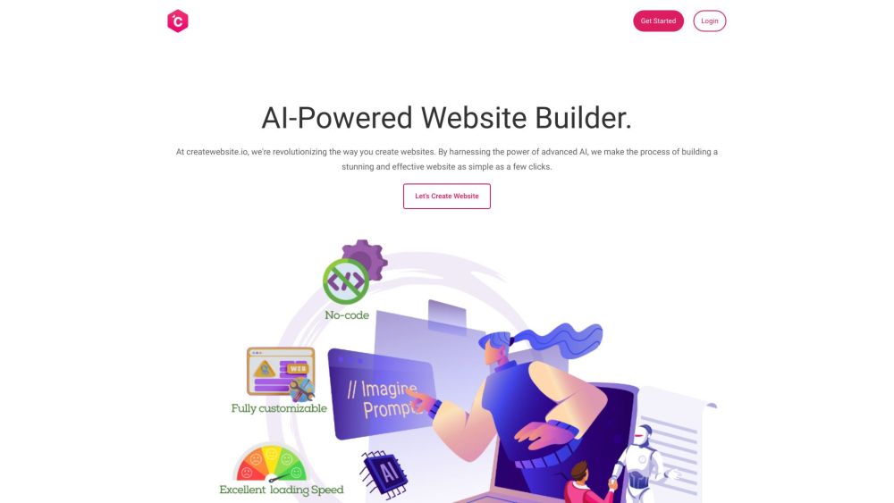 CreateWebsite.io: AI Tool for Easy Website Design