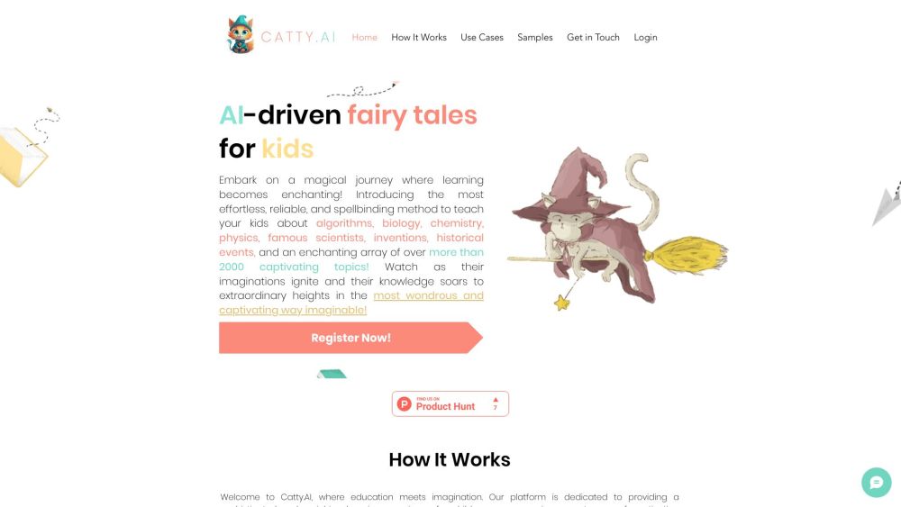 Catty.AI: Enchanting AI Tool for Interactive Fairy Tales