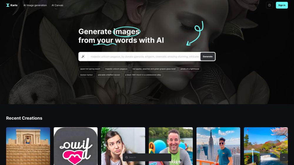 Product Name: Karlo ai tool for AI Image