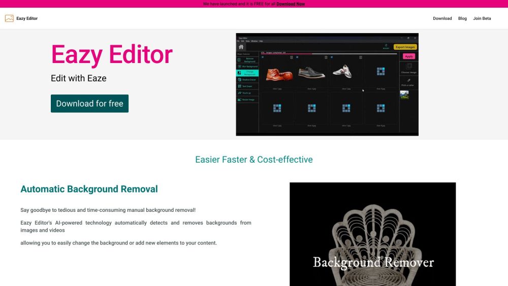 Eazy Editor: AI Tool for Image & Video Editing