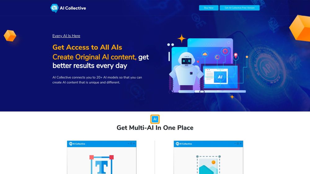 AI Collective: Unlock Creativity, 20+ AI Models, AI Tools