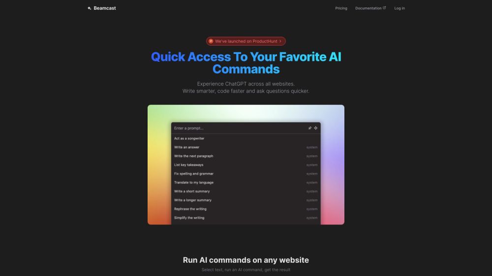 Beamcast: AI Tool for Smarter Browsing Everywhere