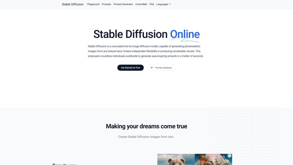 Stable Diffusion Online: Free AI Tool for Art