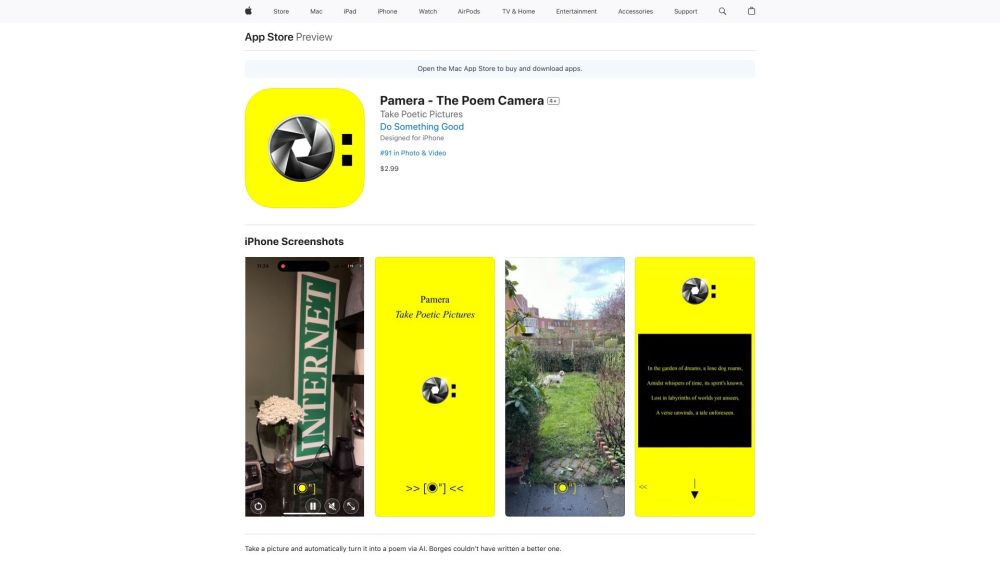 Pamera: AI Tool to Turn Images into Poems