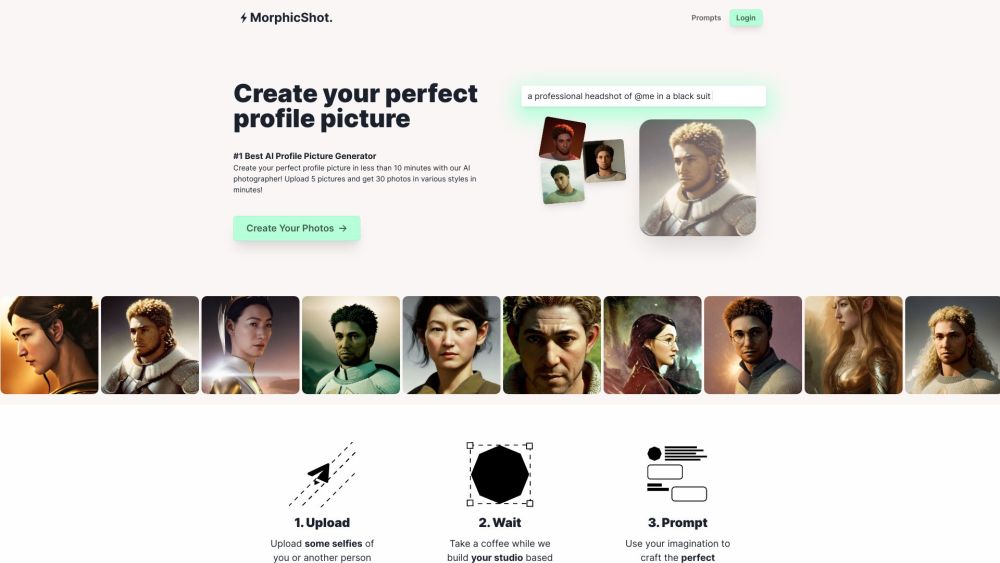 MorphicShot: AI Tool for Profile Pictures