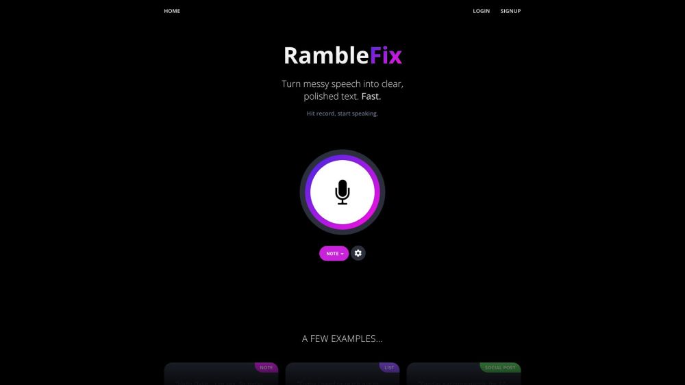 RambleFix: Transform messy speech into polished text with this AI tool