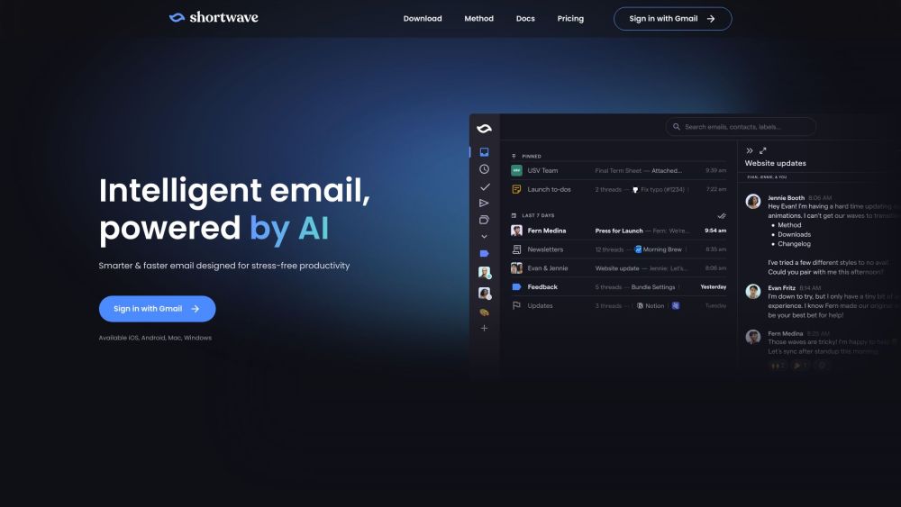 Shortwave: AI Tool for Smarter, Faster Email