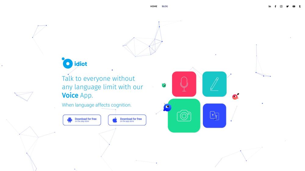 idict | Voice Cloning Translation App: AI Tool