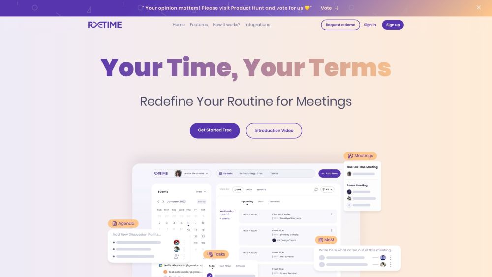 Retime: Free AI Tool for Effortless Scheduling