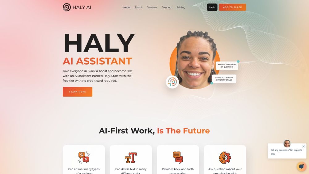 Haly AI: Friendly AI Tool for Productivity Boost